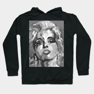 Marilyn Black and White Hoodie